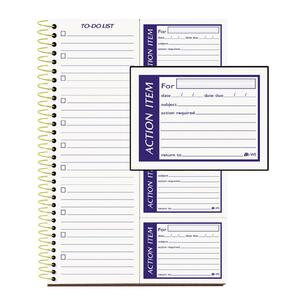 Adams Spiral Bound Writing Pad - 200 Sheet(s) - Spiral Bound - 2 Part - Carbonless - 11" x 7.5" Sheet Size - White - 12 / Each