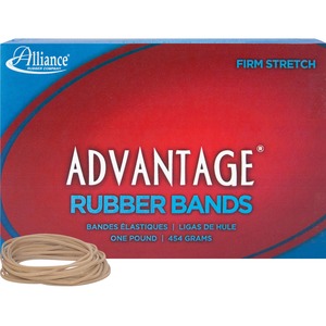 Alliance Rubber Advantage Rubber Bands - Size: 18 - 3" Length x 0.06" Width - Biodegradable - 1 Box - Natural