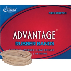 Alliance Rubber Advantage Rubber Bands - Size: 32 - 3" Length x 0.12" Width - Biodegradable - 1 Box - Natural
