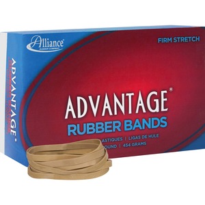 Alliance Rubber Company Alliance Rubber 26645 Advantage Rubber Bands - Size #64 - Approx. 320 Bands - 3 1/2 X 1/4 - Natural Crepe - 1 Lb Box