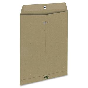 Ampad Envirotech Envelope - #13 1/2 (10" x 13") - 60lb - Gummed - Paper - 4 / Pack - Natural