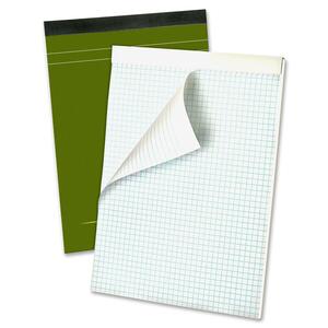 Ampad Gold Fibre Classic Planning Pad - 80 Sheet(s) - 20lb - Quad Ruled - 8.5" x 11.75" - 1 Pad - White