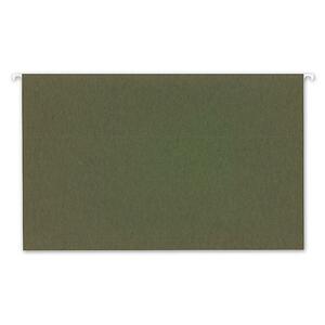 Ampad Hanging Folder - Legal - 8.5" x 14" - 1/5 Tab Cut - 25 / Box - 11pt. - Green