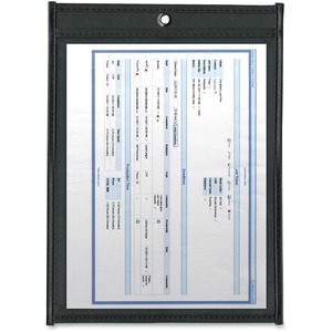 Anglers Top-Load Job Ticket Holder - 8.5" x 11" - Letter - 25 / Box - Clear