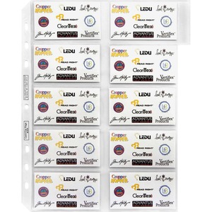 Anglers Business Card Pages - 3-Hole Punched