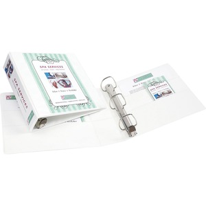 Avery EZD Extra Wide Binder - Letter - 8.5" x 11" - 670 Sheet x 3" Capacity - 1 Each - White