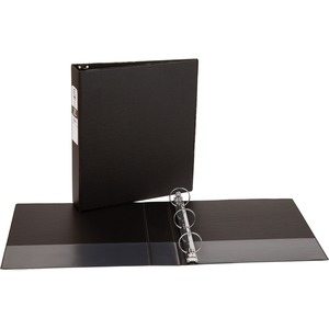 Avery Economy Reference Ring Binder - Letter - 8.5" x 11" - 275 Sheet x 1.5" Capacity - 1 Each - Black