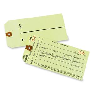 Avery Inventory Tags - 6.25" x 3.12" - 500 / Box - Manila