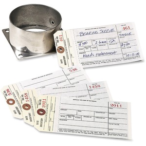 Avery Manifold Inventory Tags - 6.25" x 3.12" - 500 / Box - Paper - White