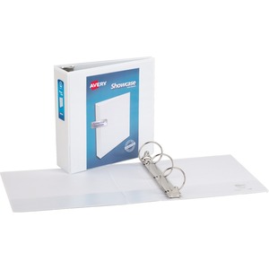 Avery Showcase Reference View Binder - Letter - 8.5" x 11" - 460 Sheet x 3" Capacity - 1 Each - White