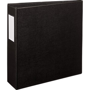 Avery Durable Reference Ring Binder with Label Holder - Letter - 8.5" x 11" - 460 Sheet x 3" Capacity - 1 Each - Black