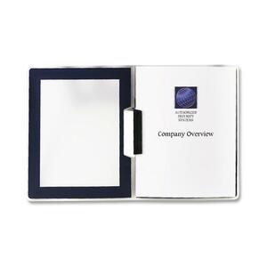 Avery Flexi-View Swing Clip Report Folder - 8.5" x 11" - Letter - 1 Each - Navy Blue