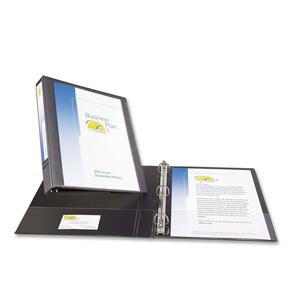Avery Design Edge Presentation Binder - Letter - 8.5" x 11" - 175 Sheet x 1" Capacity - 1 Each - Charcoal Gray