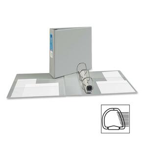 Avery EZD Reference Ring Binder - Letter - 8.5" x 11" - 670 Sheet x 3" Capacity - 1 Each - Gray