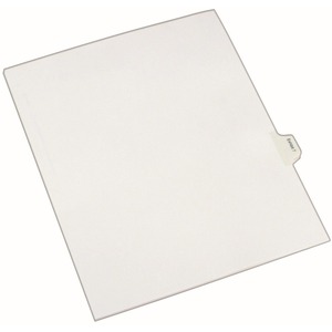 Avery Legal Exhibit Numeric Index Divider - 1 x Tab Printed Exhibit 7 - 10 Tab(s)/Set - 8.5" x 11" - 25 / Pack - White Divider - Clear Tab