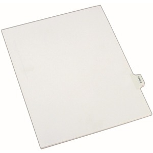 Avery Legal Exhibit Numeric Index Divider - 1 x Tab Printed Exhibit 8 - 10 Tab(s)/Set - 8.5" x 11" - 25 / Pack - Clear Tab