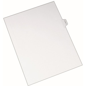 Avery Legal Exhibit Numeric Index Divider - 1 x Tab Printed Exhibit 14 - 10 Tab(s)/Set - 8.5" x 11" - 25 / Pack - White Divider - Clear Tab