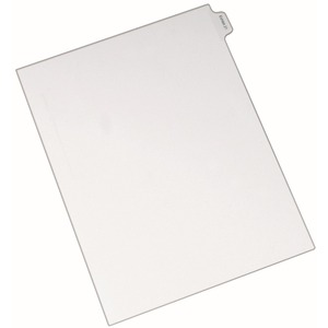 Avery Legal Exhibit Numeric Index Divider - 1 x Tab Printed Exhibit 21 - 10 Tab(s)/Set - 8.5" x 11" - 25 / Pack - White Divider - Clear Tab