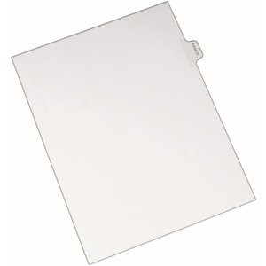 Avery Legal Exhibit Numeric Index Divider - 1 x Tab Printed Exhibit 23 - 10 Tab(s)/Set - 8.5" x 11" - 25 / Pack - White Divider - Clear Tab