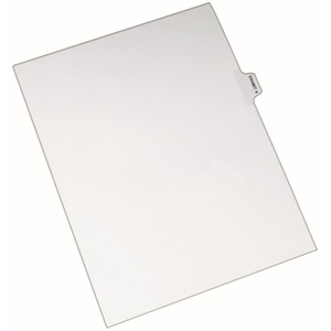 Avery Individual Side Tab Legal Exhibit Dividers - 1 x Tab Printed Exhibit 4 - 25 Tab(s)/Set - 8.5" x 11" - 25 / Pack - White Divider