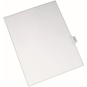 Avery Individual Side Tab Legal Exhibit Dividers - 1 x Tab Printed Exhibit 7 - 25 Tab(s)/Set - 8.5" x 11" - 25 / Pack - White Divider