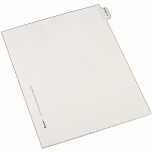 Avery Individual Side Tab Legal Exhibit Dividers - 1 x Tab Printed Exhibit 10 - 25 Tab(s)/Set - 8.5" x 11" - 25 / Pack - White Divider
