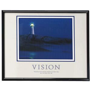 Advantus Decorative Vision Motivational Poster - 30" Width x 24" Height