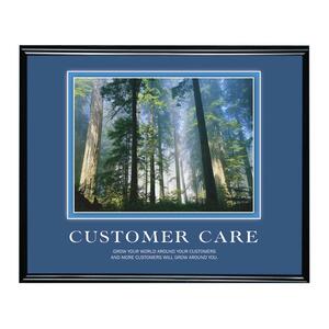 Advantus Motivational Customer Care Poster - 24" Width x 30" Height