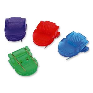 Baumgartens Panel Wall Clip - 20 Sheet Capacity - Plastic - 20 / Box - Assorted