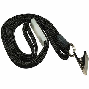 Baumgartens Plastic Clip Breakaway Lanyard - Black