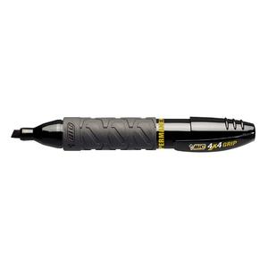 BIC Chisel Point Permanent Tank Markers - Chisel Marker Point Style - Black Ink - 12 / Dozen