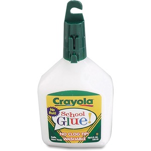 Crayola No Run Glue - 4oz - 1 Each - White
