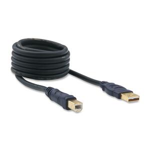 Belkin Gold Series USB 2.0 Device Cable - Type A Male USB - Type B Male USB - 16ft - Gray
