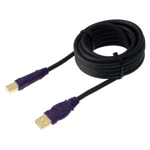 Belkin Gold Series Hi-Speed USB 2.0 Cable - Type A Male USB - Type B Male USB - 6ft - Gray