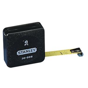Bostitch 6ft Tape Measure - 6' Length 0.5" Width - 1/16 Graduations - Imperial Measuring System - Plastic - 1 Each - Black