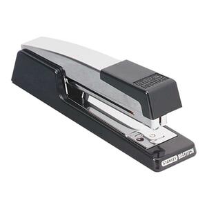 Bostitch Deluxe Full-Strip Stapler - Desktop Stapler - 20 Sheets Capacity - 210 Staple Capacity - Black, Chrome