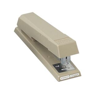 Bostitch AntiJam Desktop Stapler - Desktop Stapler - 20 Sheets Capacity - 210 Staple Capacity - 1/4" Staple Size - Beige