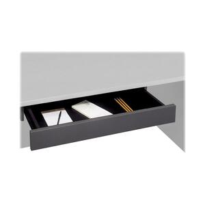 Bush Series C Utility Drawer - 29.37" Width x 16.5" Depth x 3.46" Height - Pressboard - Graphite Gray