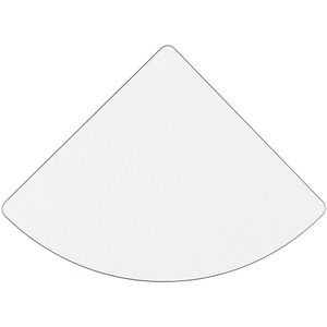 Bush Series A Corner Connector - 27" Width x 27" Depth x 1" Height - Pressboard - White Spectrum Top, Slate Frame