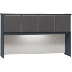 Bush Series A 60" Hutch - 60" Width x 14" Depth x 36.5" Height - Pressboard - White Nebula