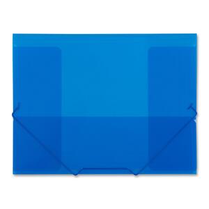 Lion Superline Document Wallet - Letter - 8.5" x 11" - 1" Expansion - 1" Capacity - 1 Each - Blue
