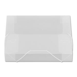 Lion Translucent Document File - Letter - 8.5" x 11" - 2" Capacity - 1 Each - Clear