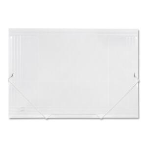 Lion Superline Document Wallet - Legal - 8.5" x 14" - 1" Expansion - 1" Capacity - 1 Each - Clear