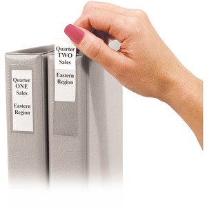 C-line Self-Adhesive Binder Label Holder - Vinyl - Clear