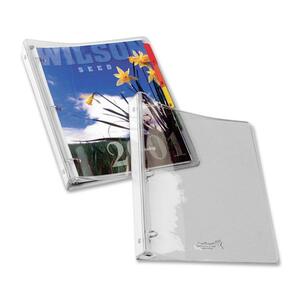 Cardinal ClearThru Round Ring Binder - Letter - 8.5" x 11" - 1" Capacity - 1 Each - Clear