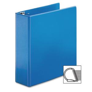 Cardinal Slant-D Ring Binder with Label Holder - Letter - 8.5" x 11" - 480 Sheet x 3" Capacity - 1 Each - Blue