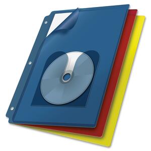 Cardinal HOLDit Project Pocket - For Protection, Document - Letter 8.5" x 11" - Polypropylene - 3 / Pack - Assorted
