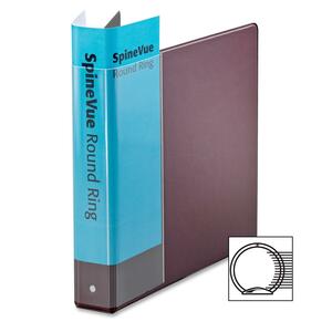 Cardinal SpineVue Ring Binder - Letter - 8.5" x 11" - 1.5" Capacity - 1 Each - Maroon