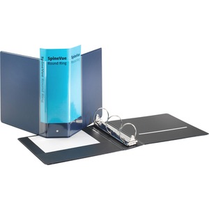 Cardinal SpineVue Ring Binder - Letter - 8.5" x 11" - 480 Sheet x 3" Capacity - 1 Each - Blue