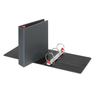 Cardinal Prestige D-Ring Binder - Letter - 8.5" x 11" - 3" Capacity - 1 Each - Black